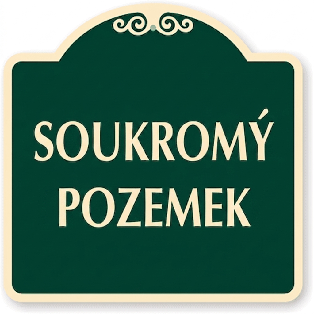 Cedule soukromého pozemku