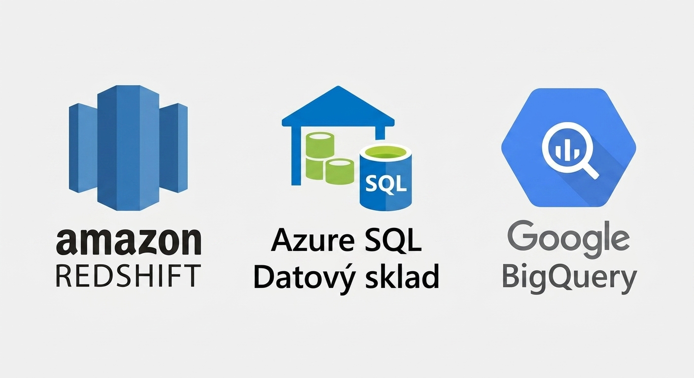 Amazon Redshift, Google BigQuery a Azure SQL Data Warehouse