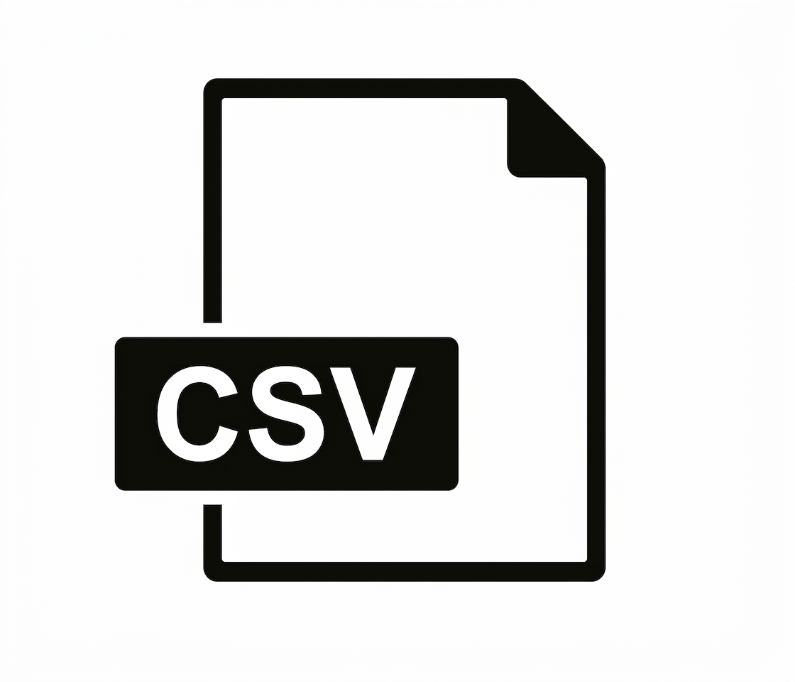 Ikona souboru CSV