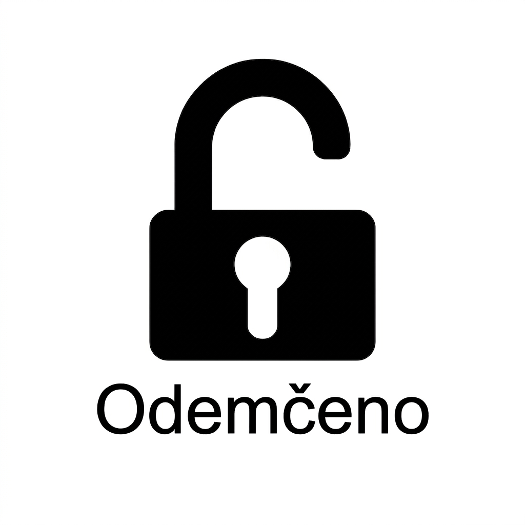 odemčený zámek