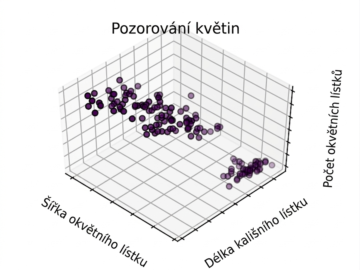 Data o pozorování květin