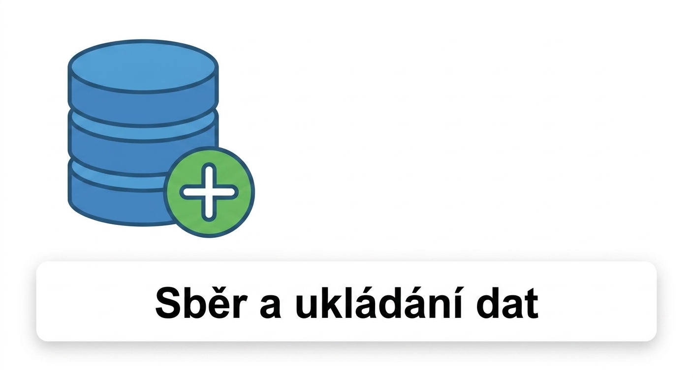 první krok – sběr a ukládání dat