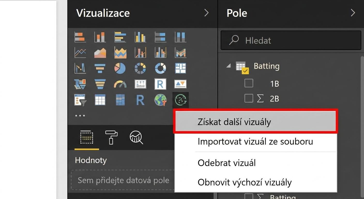 Vlastní vizuály v Power BI