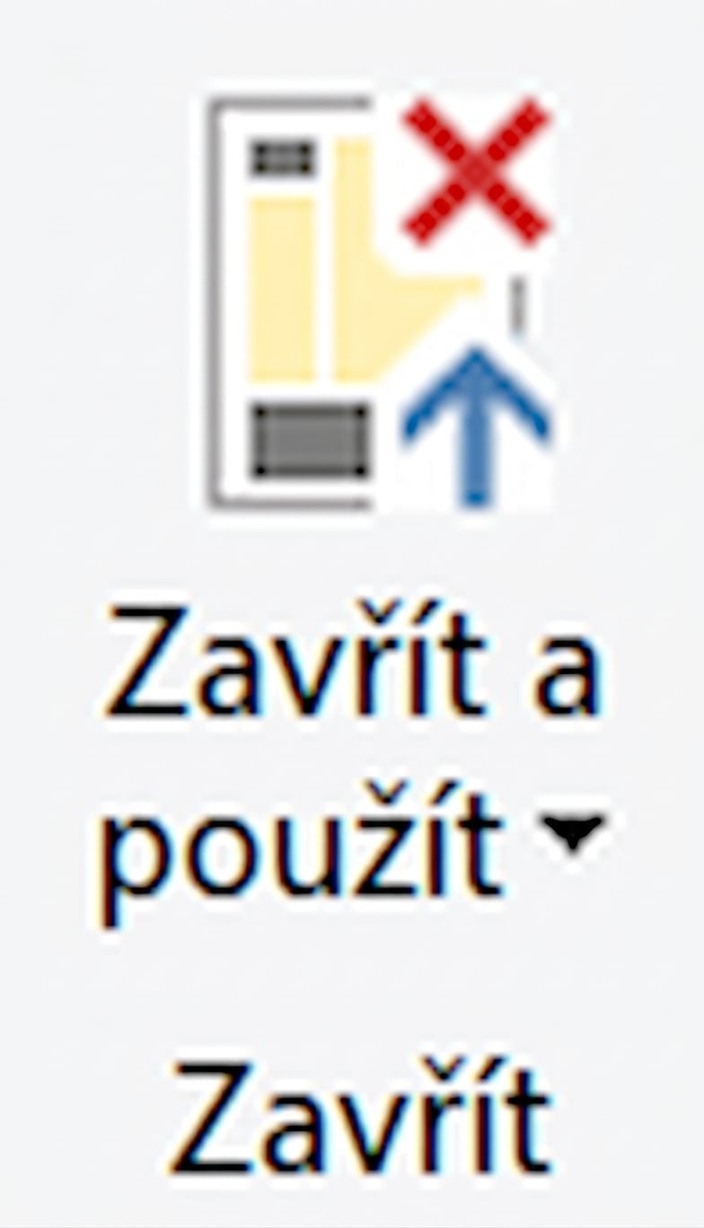 Snímek rozhraní Power BI s ikonou Transformovat data, která otevírá editor Power Query.
