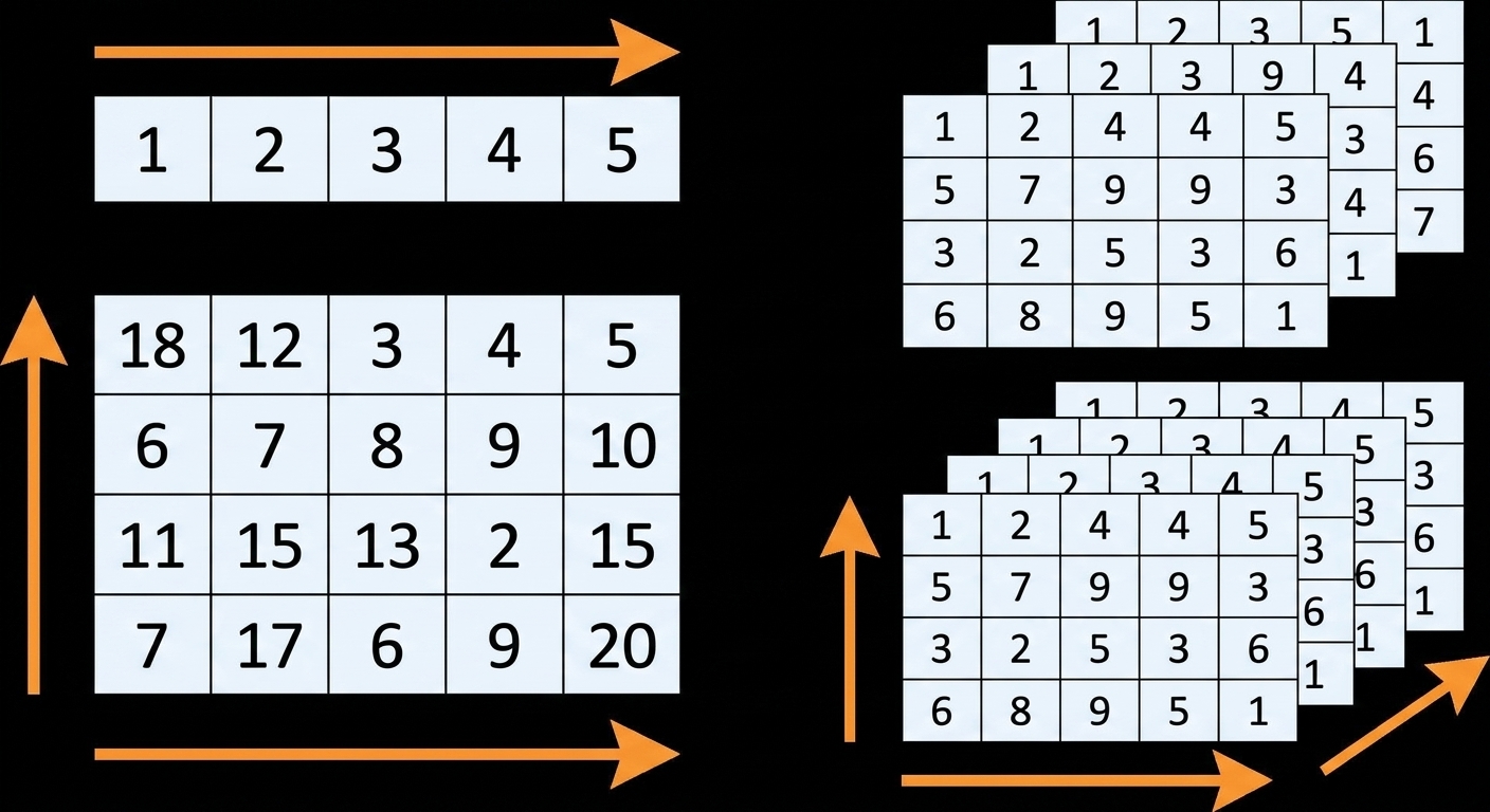 Grafika 1D, 2D a 3D polí