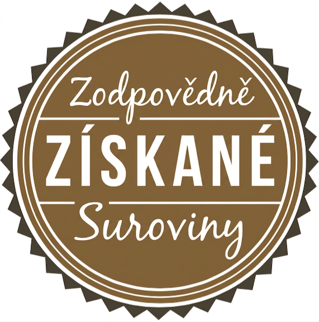Logo s nápisem „Zodpovědně získané ingredience“.