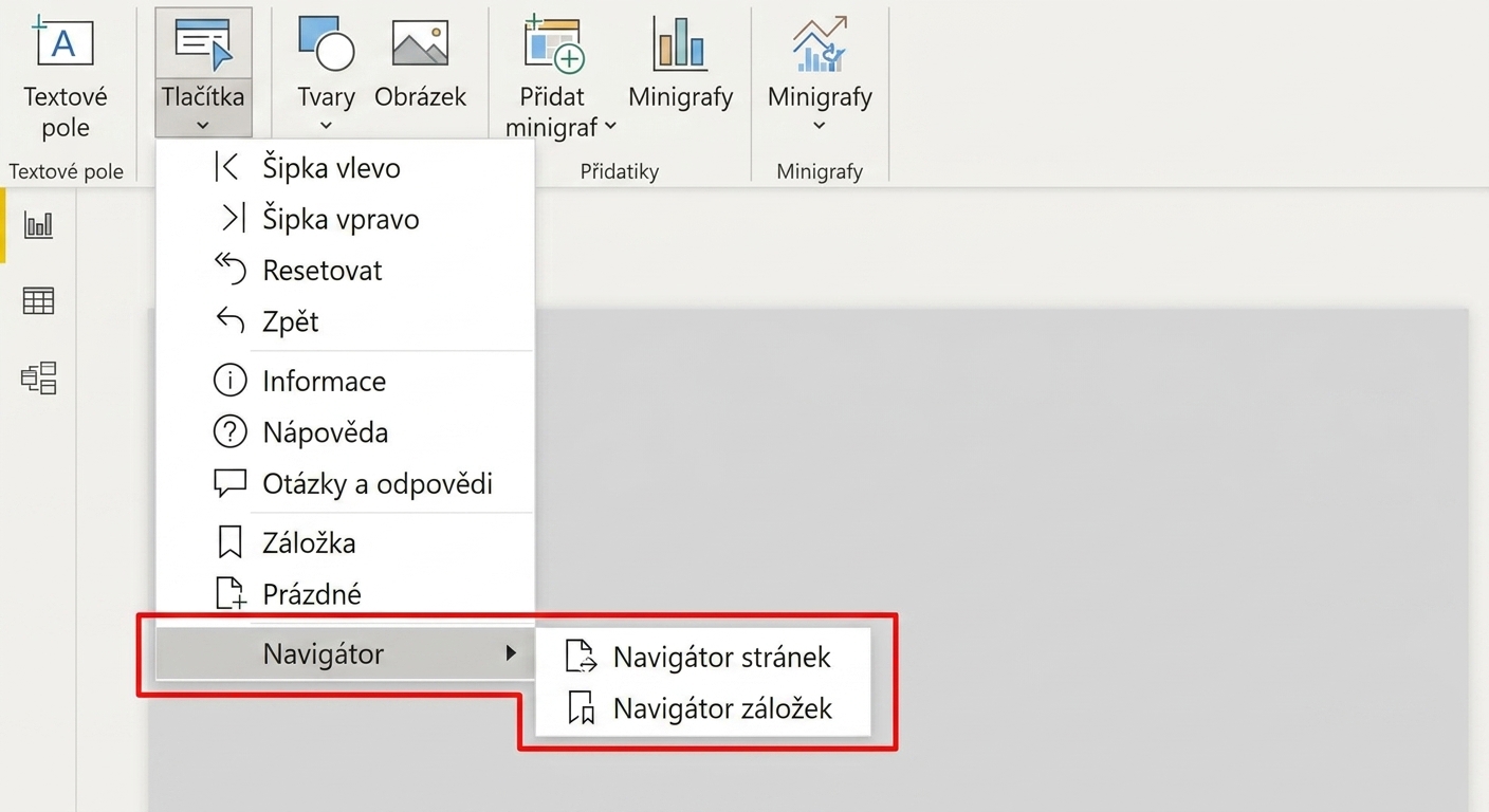 Možnost navigátoru