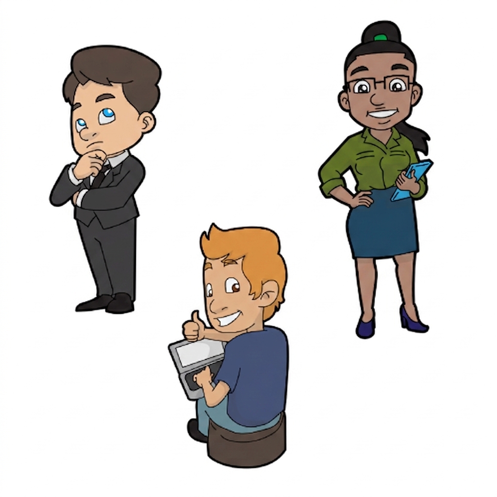 grafika zobrazující různé lidi