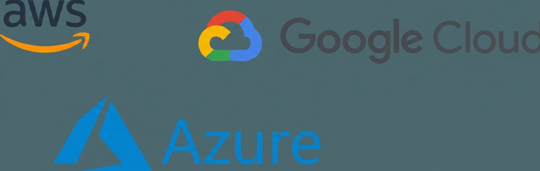 Loga běžných poskytovatelů cloudu