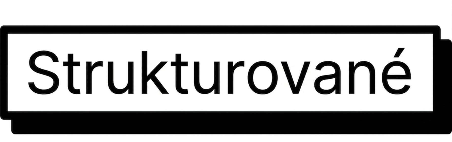 Název strukturovaných dat