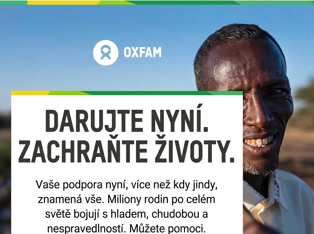 Reklama organizace Oxfam
