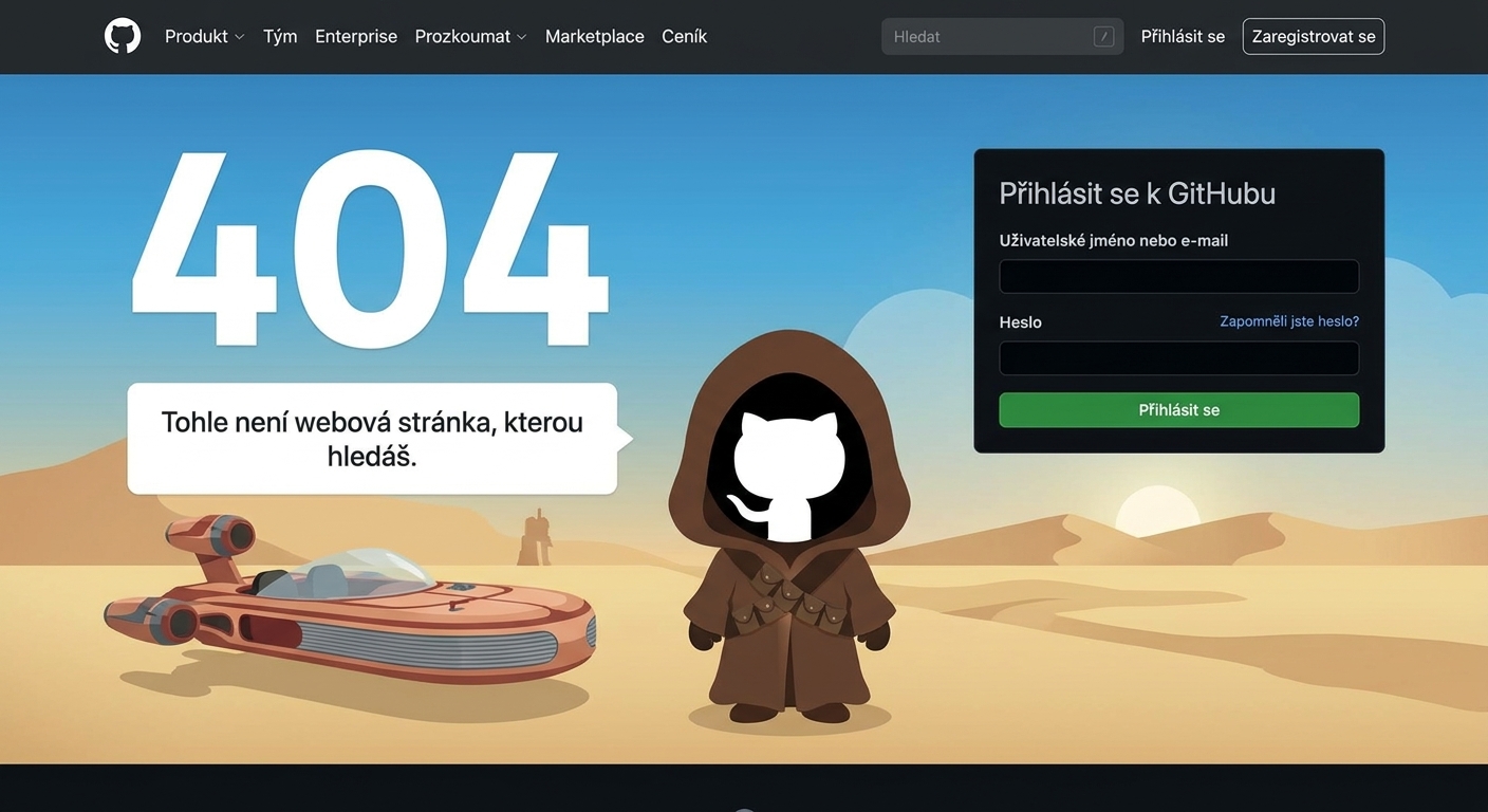 Chyba 404 – stránka nenalezena
