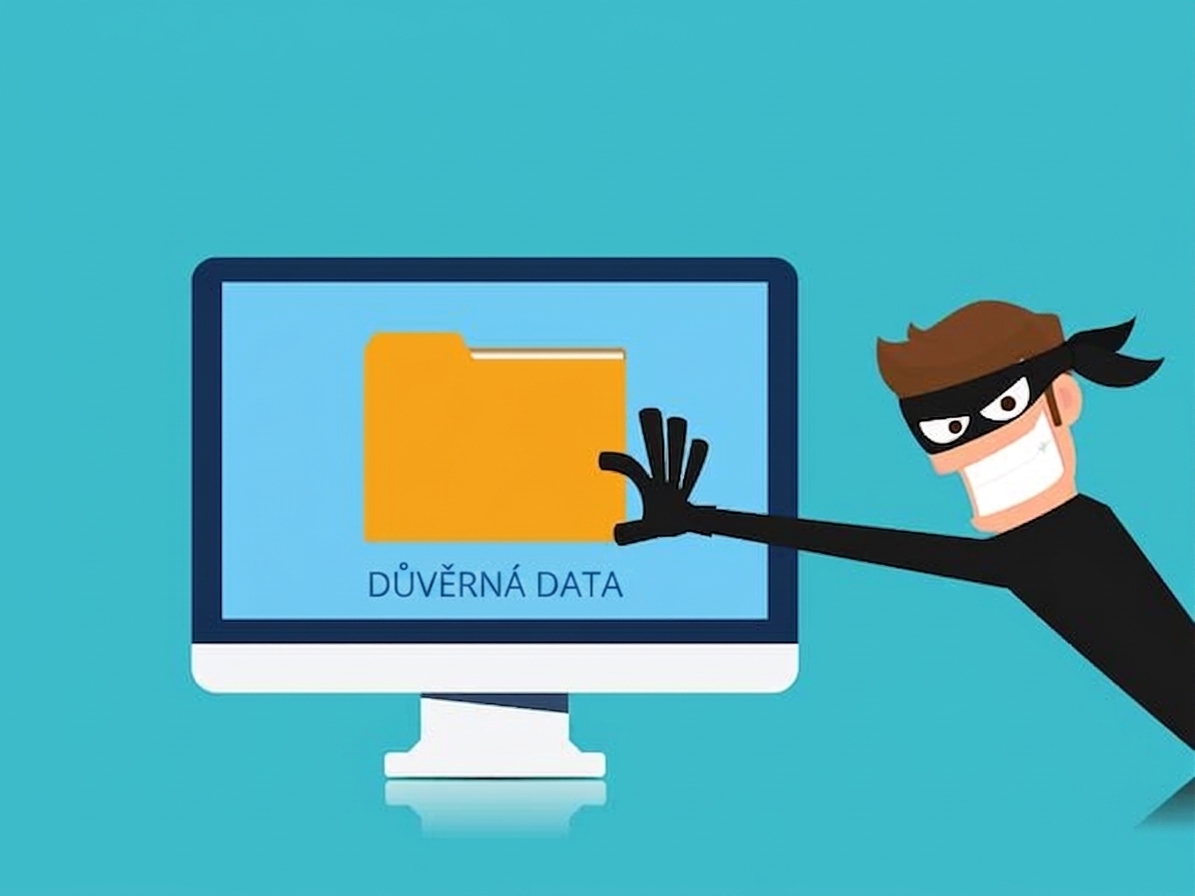 Hacker kradoucí data