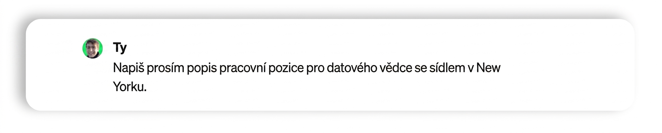 Prompt pro napsání popisu pracovní pozice.