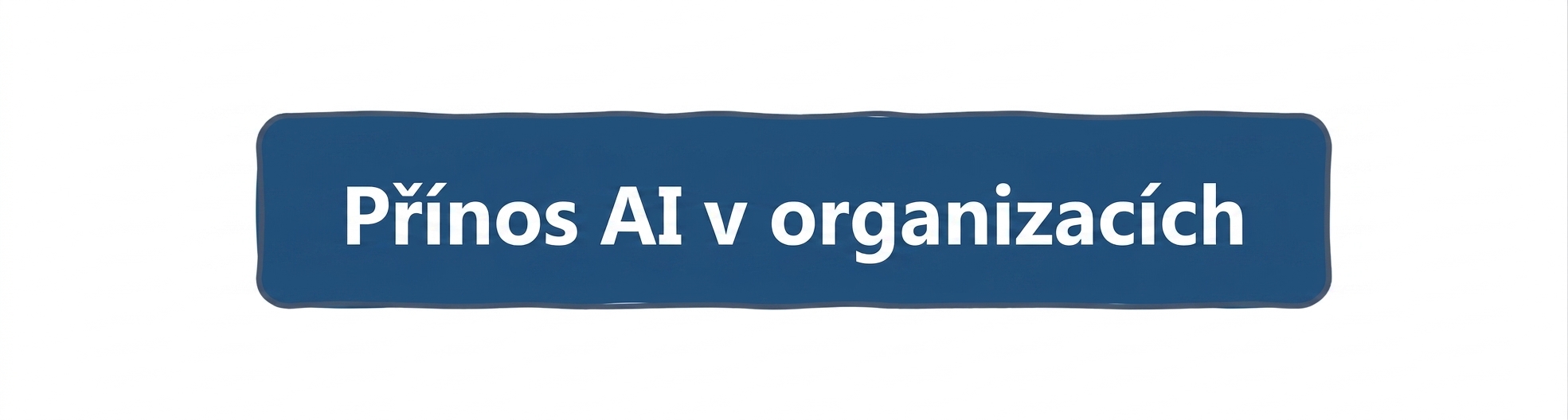 Hodnota AI v organizacích