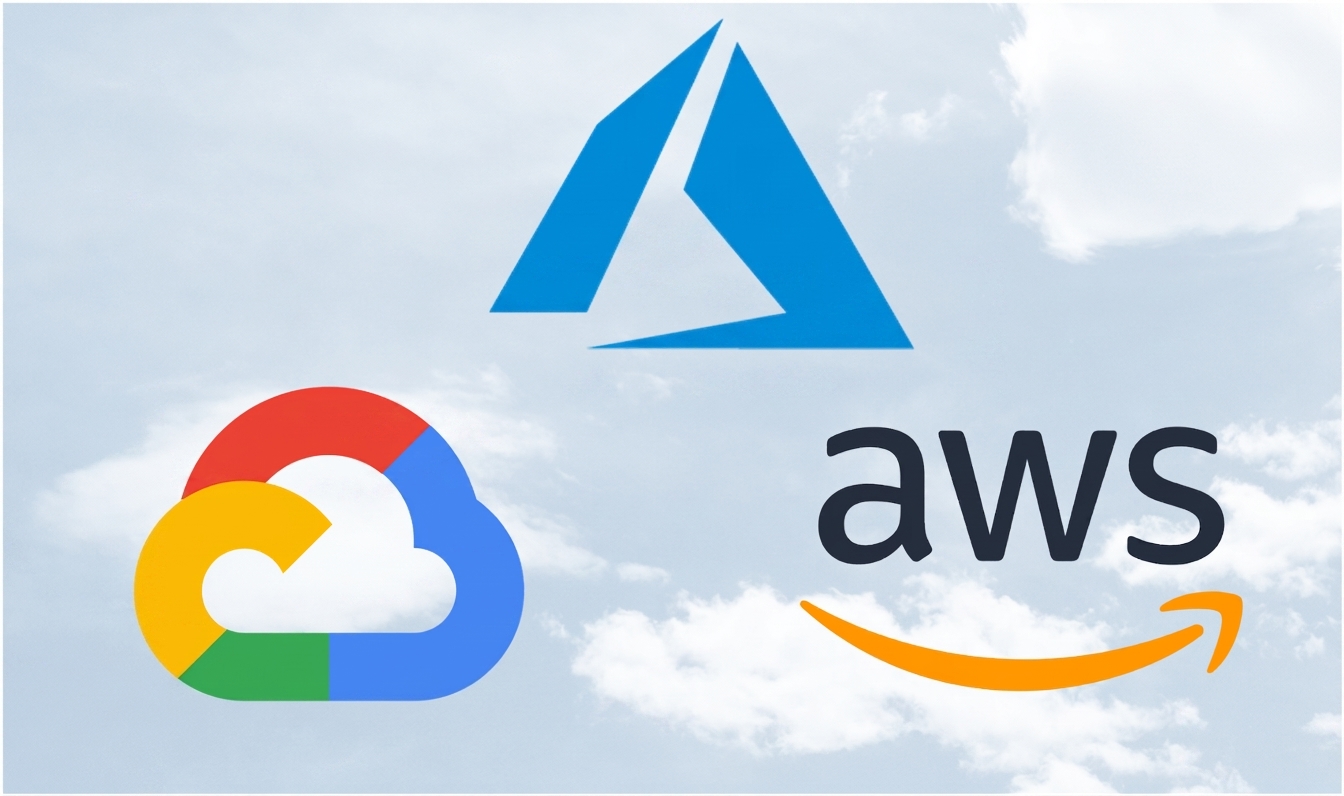 Google Cloud, Azure a AWS