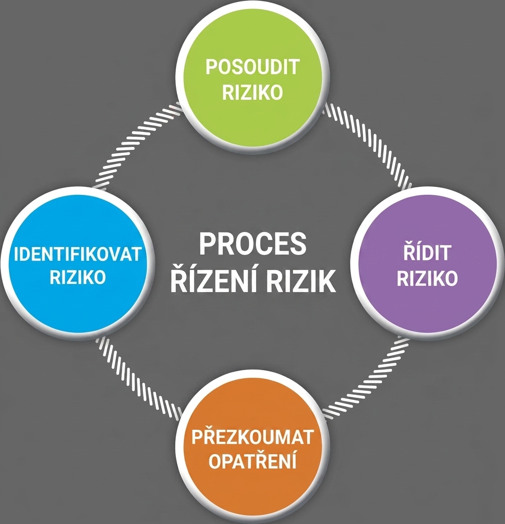 Proces řízení rizik.