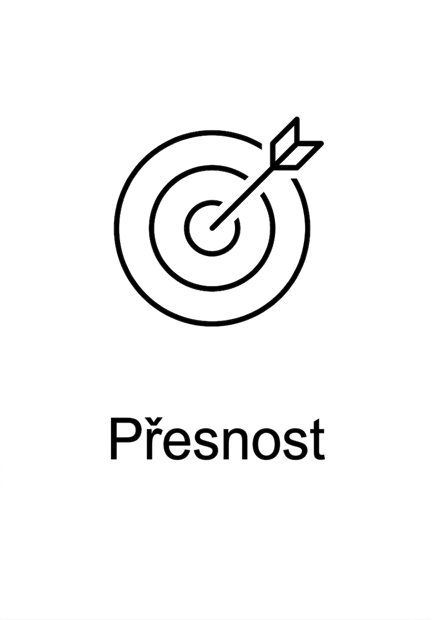 Přesnost.