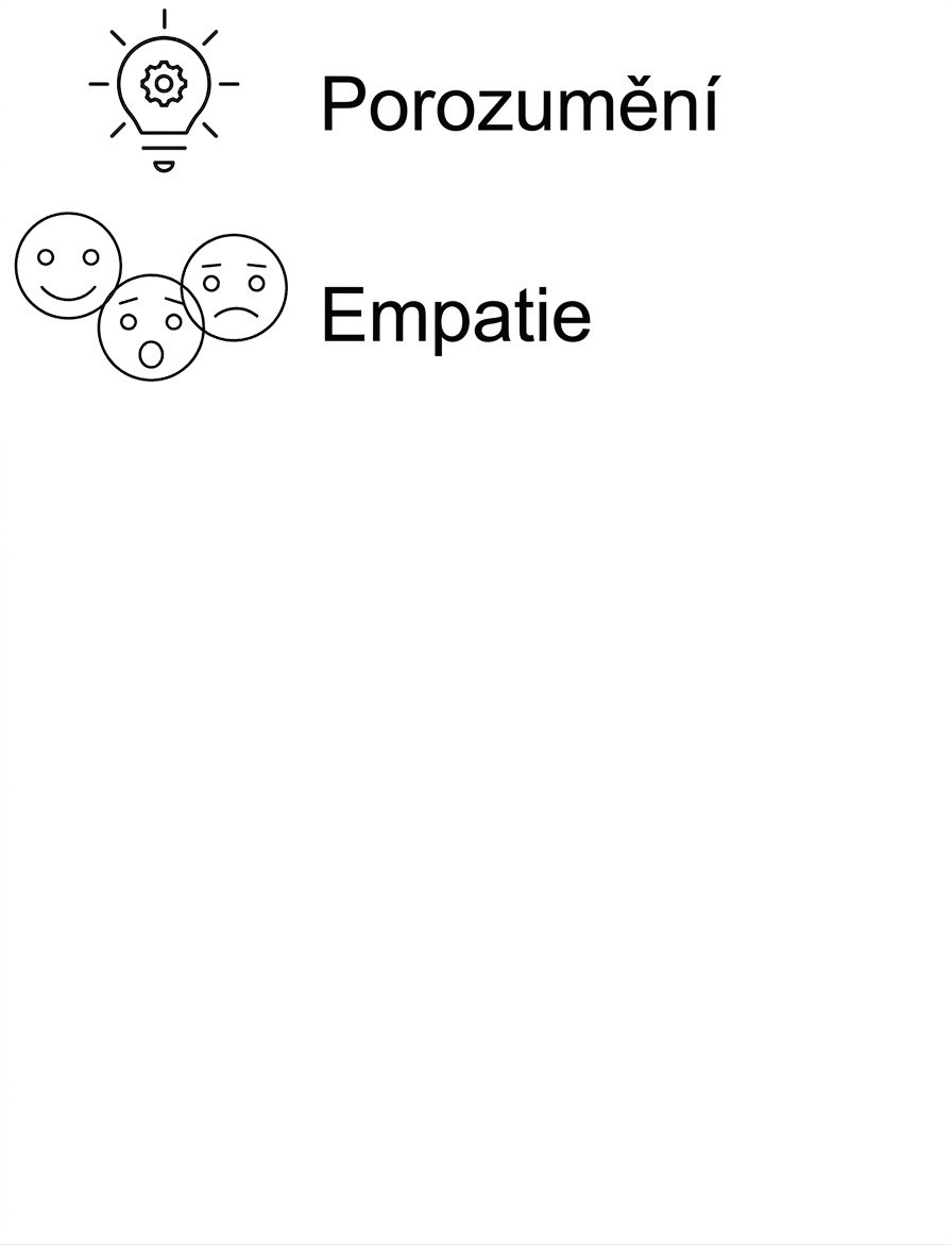Porozumění. Empatie.