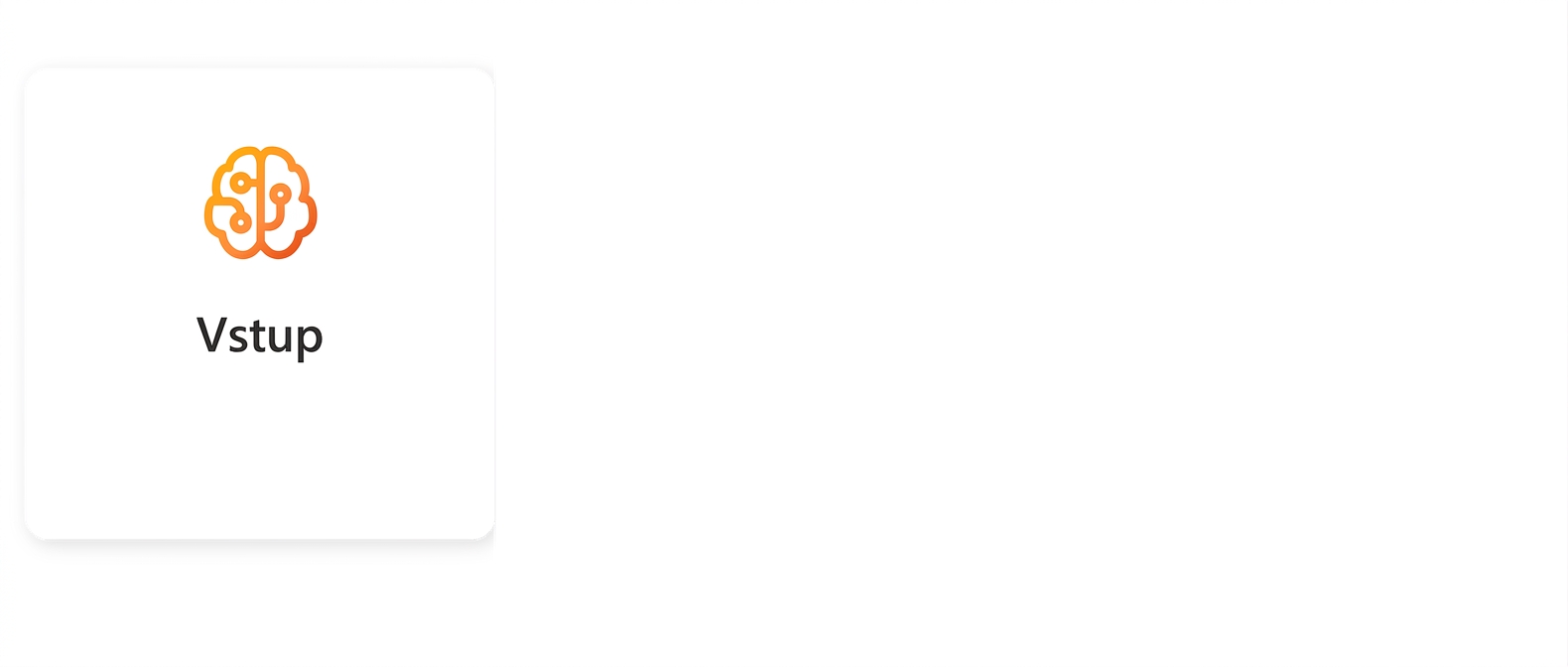 Mozek se slovem "Input".
