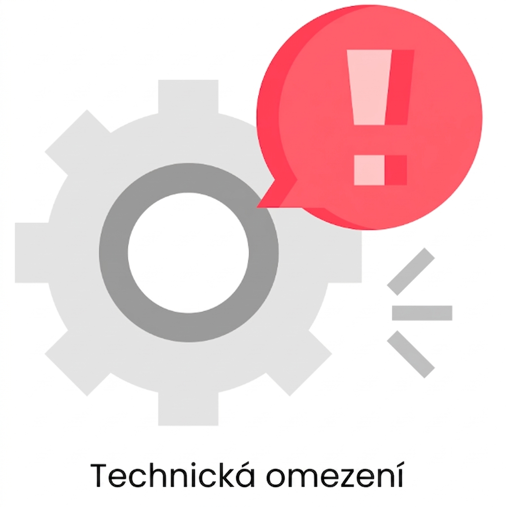 Technická omezení