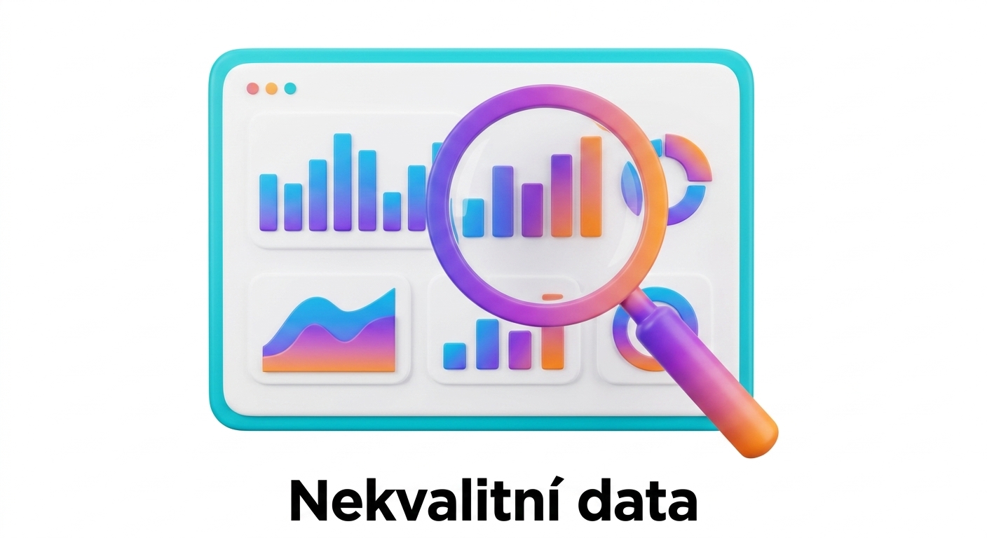 Nedostatečná kvalita dat