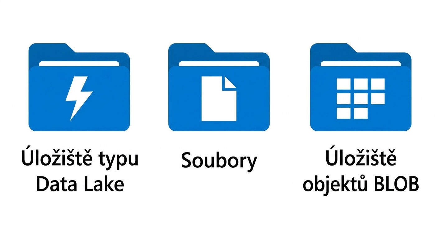 Příklady úložných služeb Azure