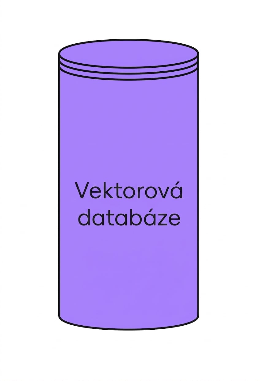 Ikona vektorové databáze.