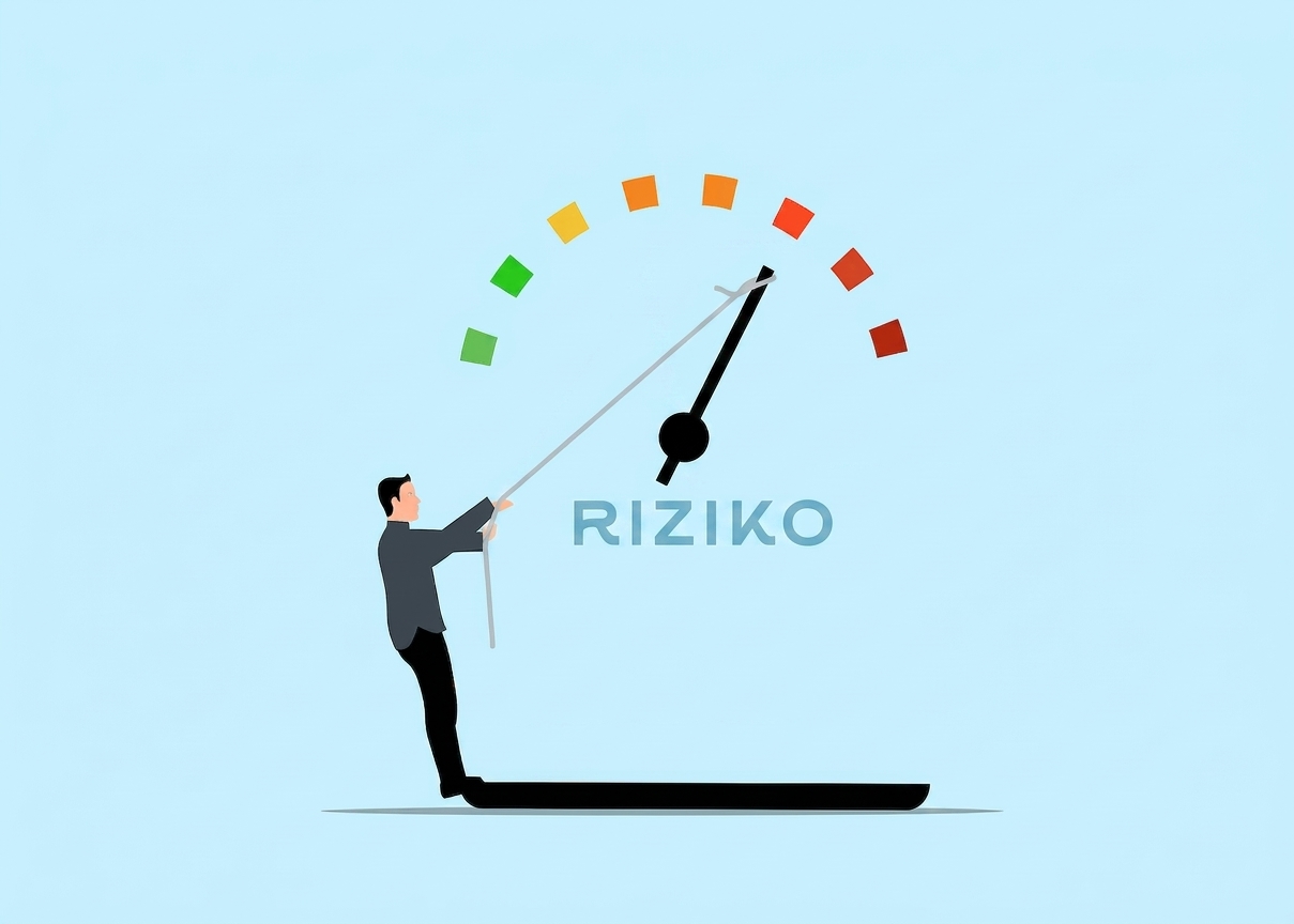 Ilustrace měřiče rizika