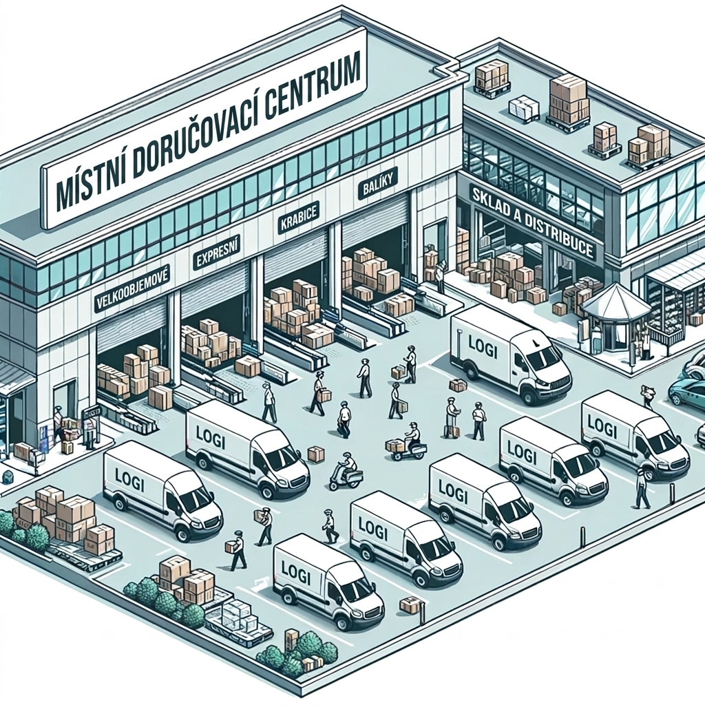 místní distribuční centrum