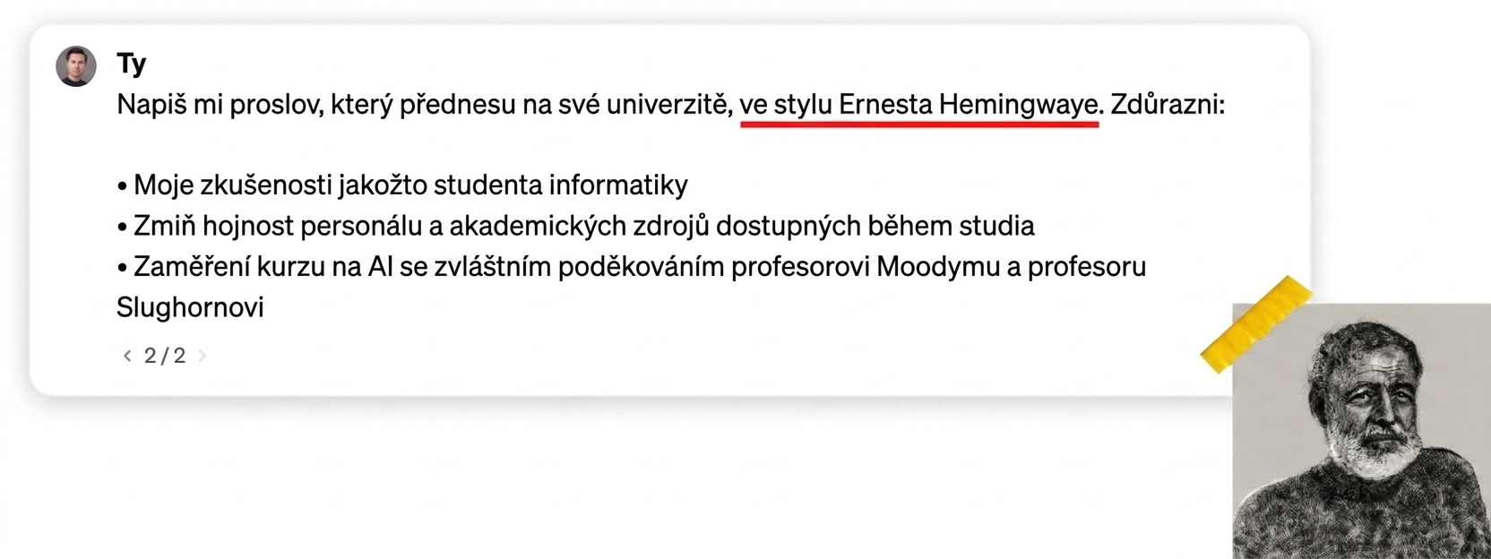 Fotografie Ernesta Hemingwaye