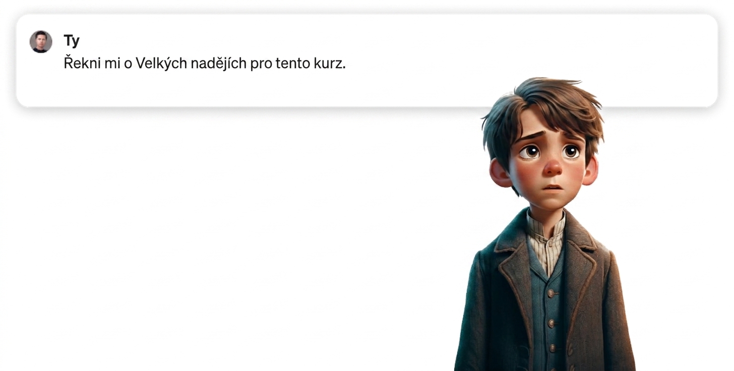 Řekni mi o Great Expectations pro tento kurz