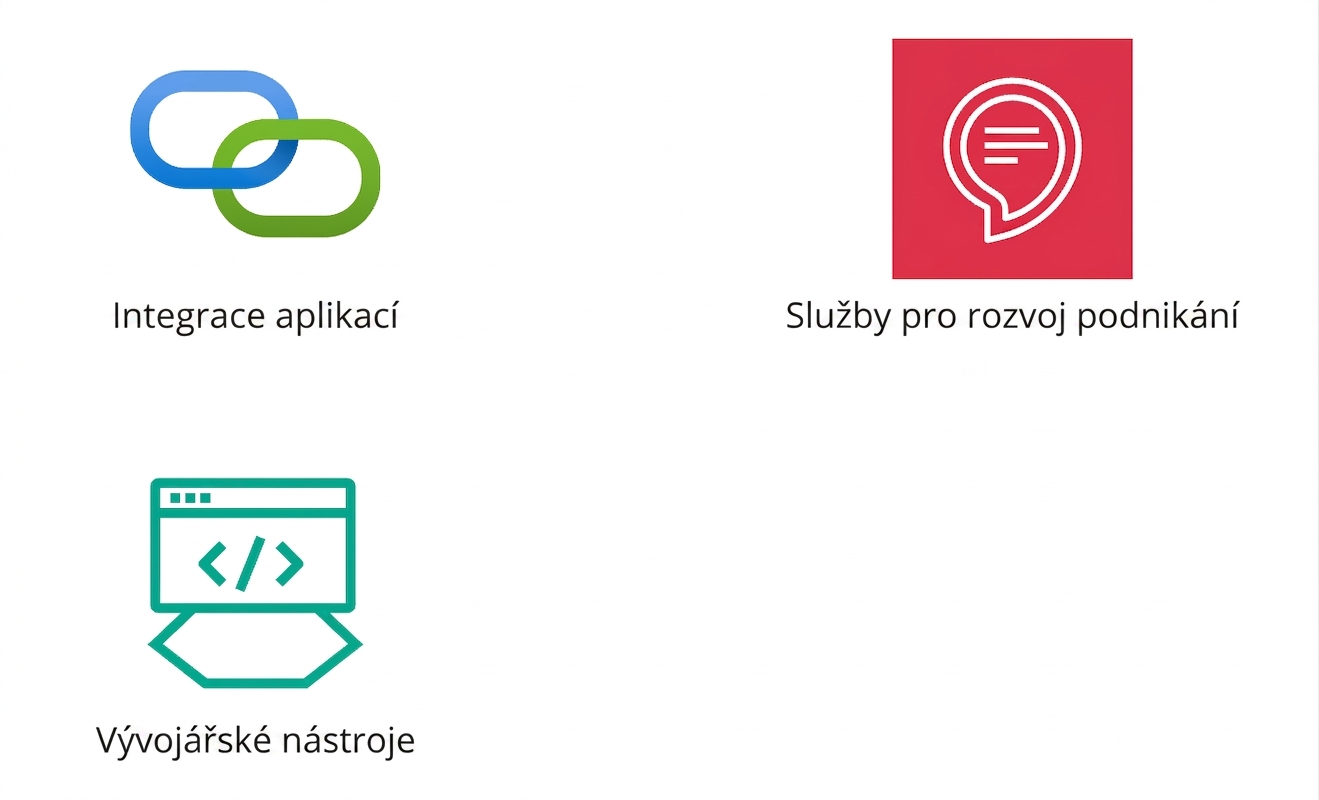 Ikona znázorňující vývojářské nástroje.