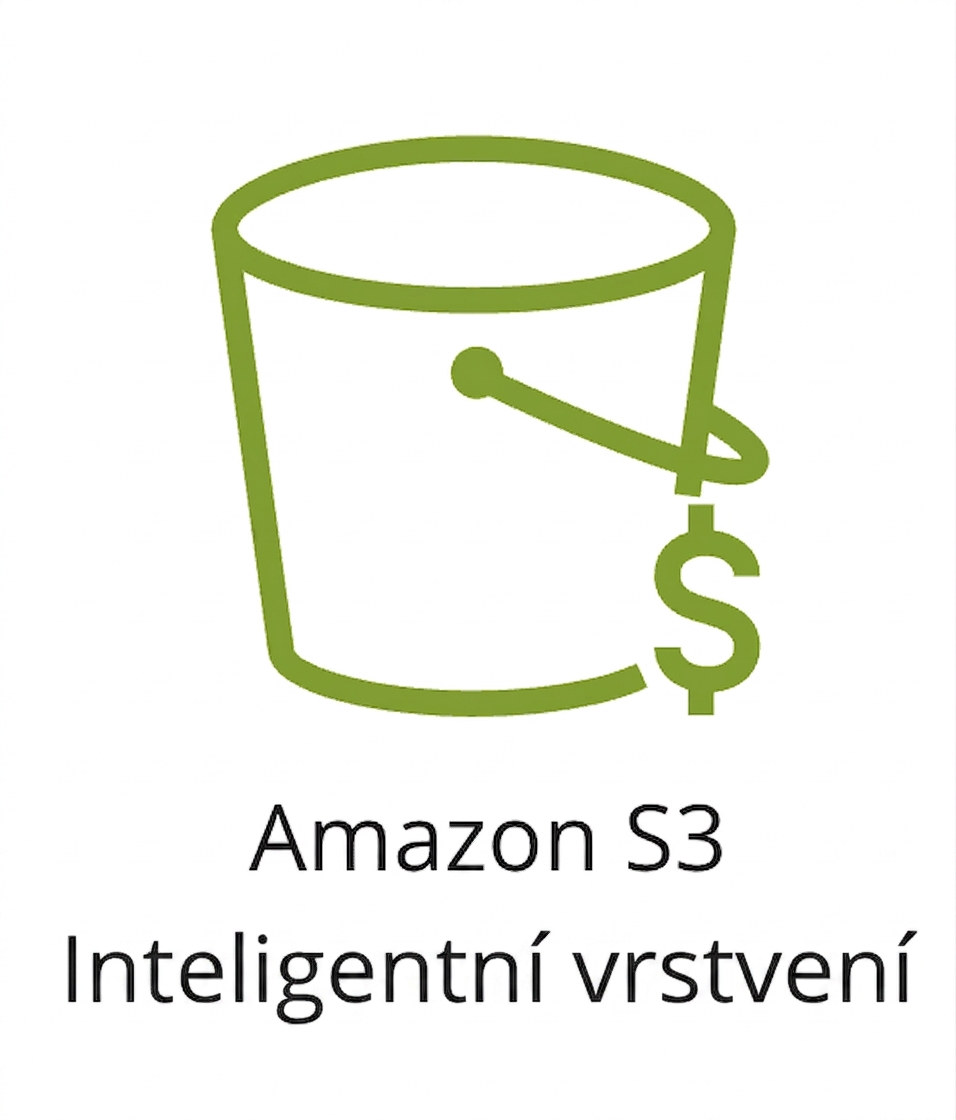 Ikona znázorňující třídu úložiště S3 Intelligent Tiering.