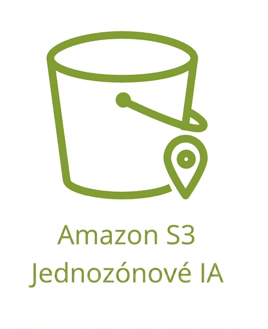 Ikona znázorňující třídu úložiště S3 One Zone Infrequent Access.