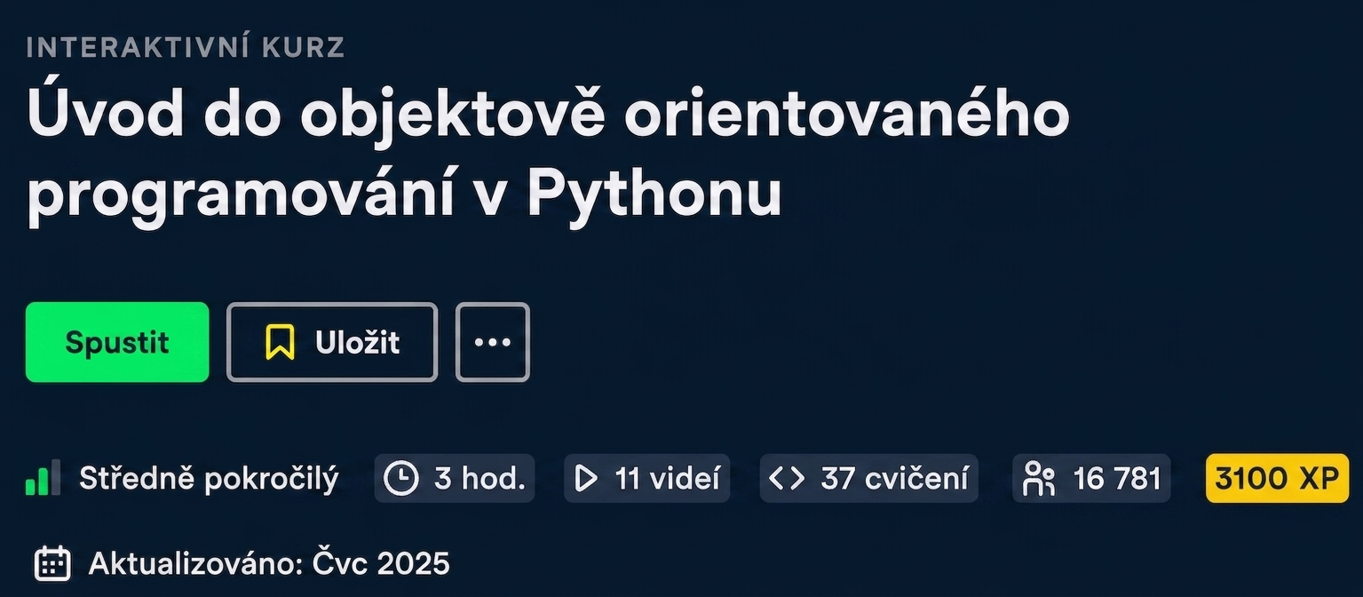 Úvod do objektově orientovaného programování