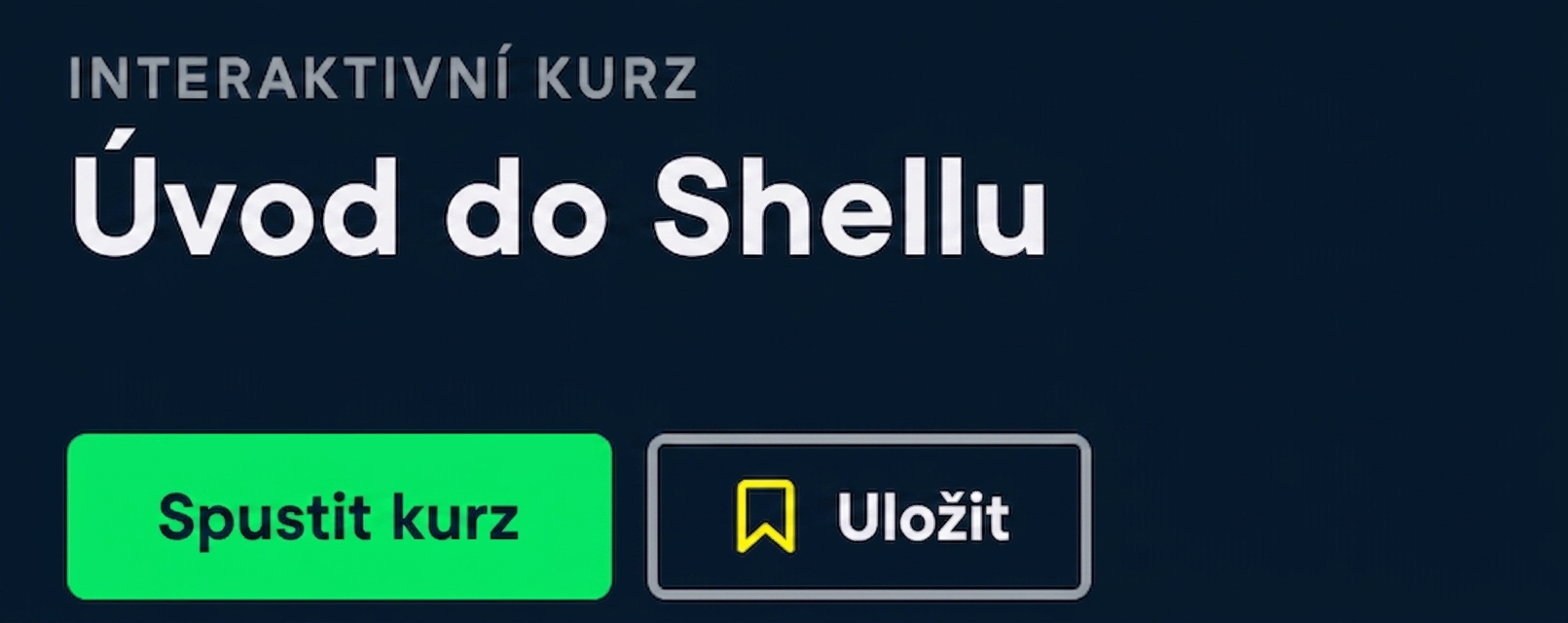Kurz DataCamp: Úvod do shellu