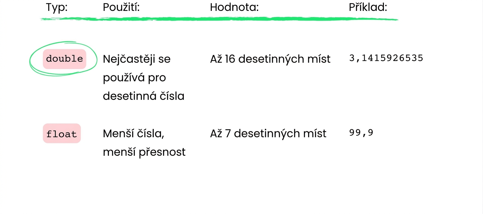 double se používá častěji