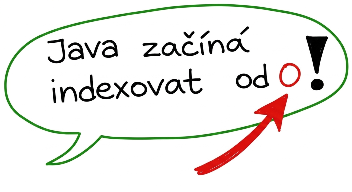 Java indexuje od 0
