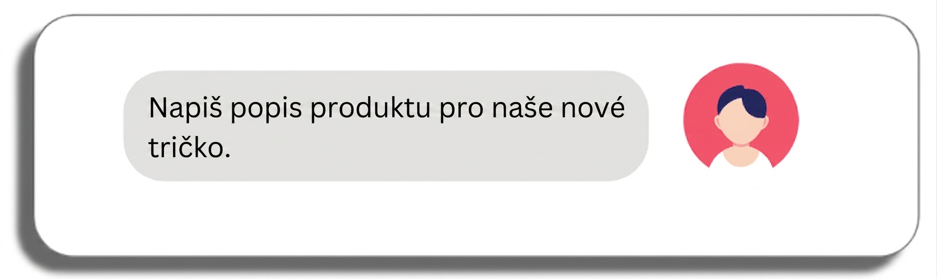 Napište popis produktu pro naši novou košili