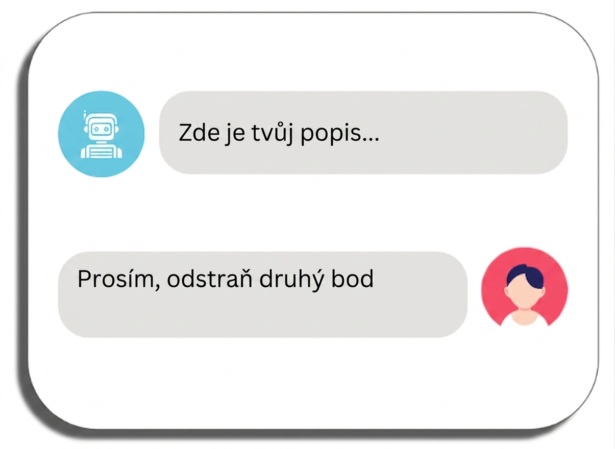 Žádost o iteraci s dalšími úpravami