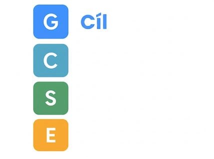 Písmena GCSE s rozepsaným slovem Goal