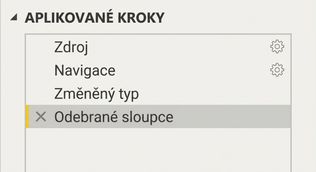 Snímek ikony Zavřít a použít v Power Query, která zavře editor a aplikuje transformace na data pro analýzu v Power BI.