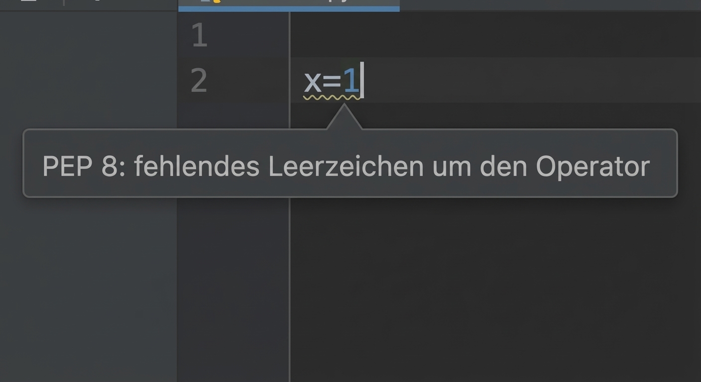 PEP 8 mit PyCharm