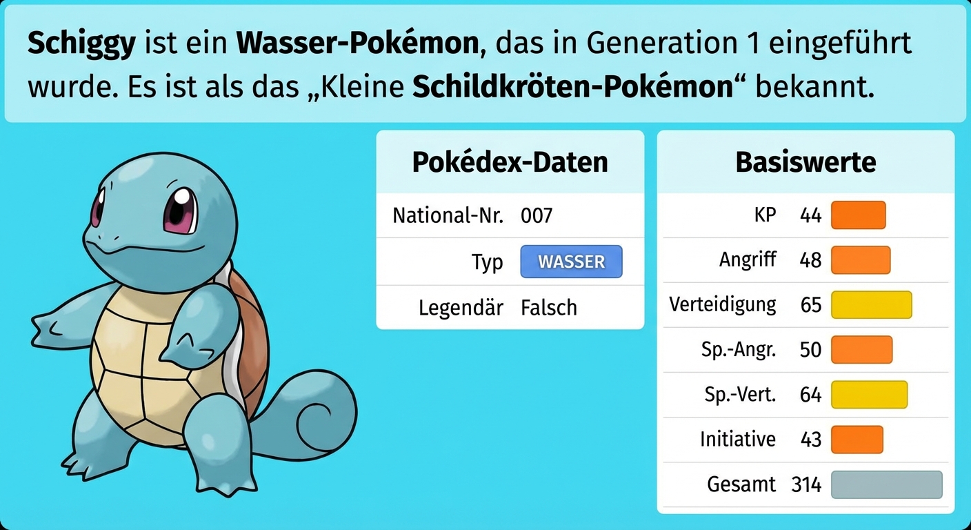 alt=”The Pokémon named Squirtle along with its accompanying metadata”