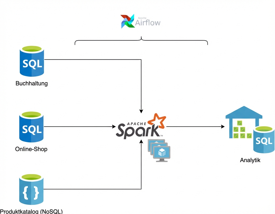 Ein Bild eines Beispiel-Datenworkflows