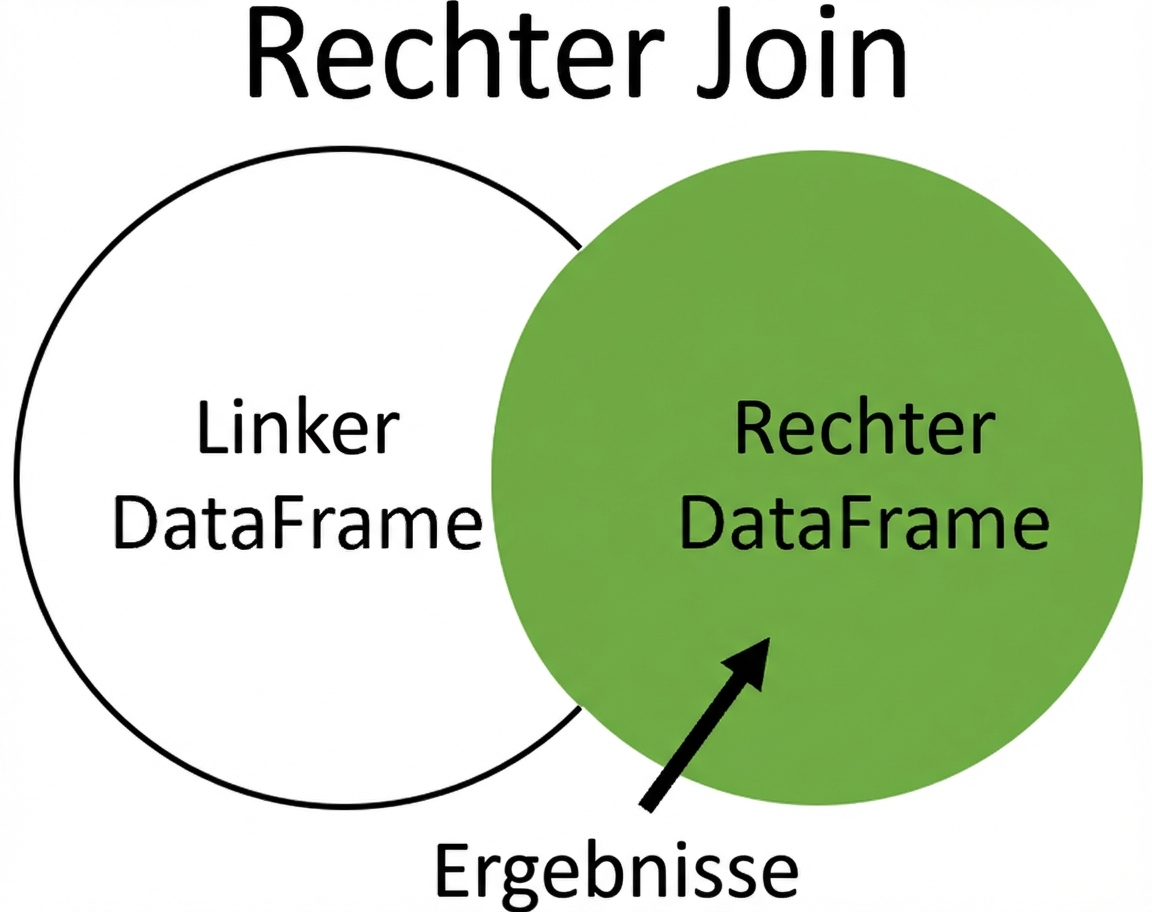 Mengendiagramm mit rechtsseitigem Join