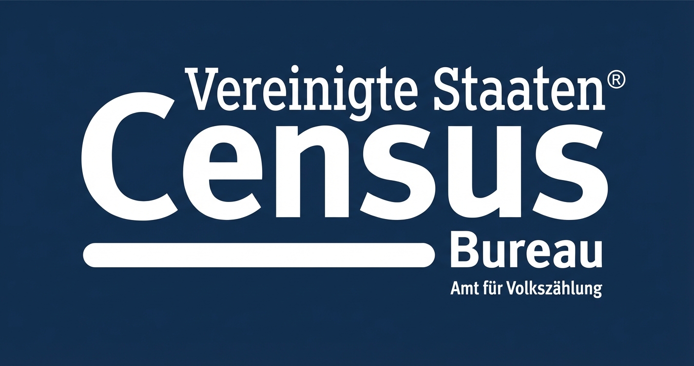 Bild des Logos US-Büros für Volkszählung