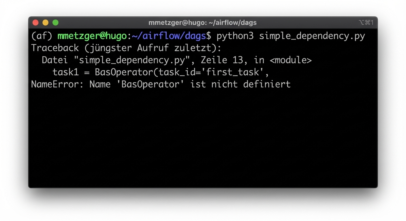 python3 - Fehler