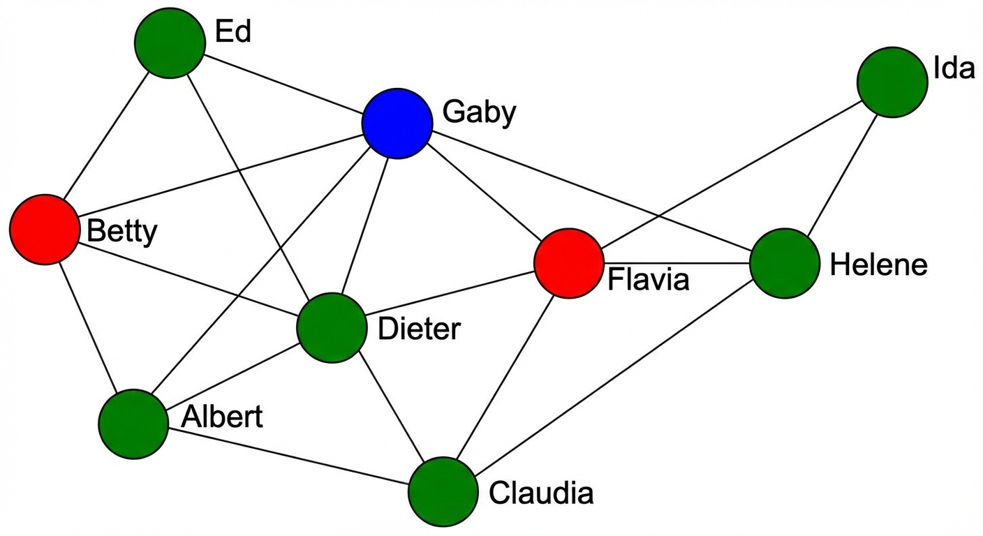 Beispiel für ein soziales Netzwerk